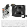 thumbnail image 6 of SKYSHALO Generator Cord with Inlet Box, 50FT 50 Amp, RV Extension Cord NEMA 14-50P/SS2-50R, STW 6/3+8/1 AWG with Secure Twist Lock, ETL Certified for Home Backup, 6 of 9