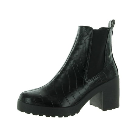 

Steve Madden Womens Lehanna Faux Leather Platform Chelsea Boots