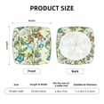 thumbnail image 5 of Honeii Meadow Plants And Butterflies Print Square Cushion Cover with Elastic Band & Ties,Sofa Cushion Covers,Furniture Protector for Living Room,Washable Sofa Seat Slipcover-Two Pieces, 5 of 7