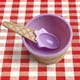thumbnail image 4 of Yuarrent Taza de helado para niños, postre para niños, regalos de helado, tazón de postre encantador, tazón de mezcla de PP con cuchara, juego de Mostrada Violeta Yuarrent HA001694-04, 4 of 6