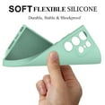 thumbnail image 6 of Samsung Galaxy S24/S24 Plus/S24 Ultra/S24 Cases Cover Cute, Tekcoo Anti-Slip Liquid Silicone Gel Rubber Bumper Case Soft Microfiber Lining Cushion Slim Hard Shell Shockproof Protective Case -Mint, 6 of 10