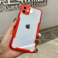 thumbnail image 1 of Funda de teléfono transparente con marco a prueba de golpes para iPhone, carcasa protectora de lujo para iPhone 11, 12 Pro Max, Mini, XR, X, XS, 7, 8 Plus, SE 2 Fivean unisex, 1 of 2