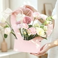 thumbnail image 5 of 1 Pcs Heart Shaped Flower Box, Best Friend Flower Gift Bag With Handle, Empty Bouquet Bags For Wedding, Bridal, Engagement Party,Mother'S Day,Valentine'S Day, Birthday Parties, Home Decoration, 5 of 10