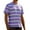 A-Purple406, variant on JAJAHO T Shirts For Men Short Sleeve Striped Summer Top Color Block Crewneck Classic Tee Shirt Relaxed Fit Daily Wear Trendy Tops