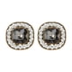 thumbnail image 1 of Encantos para Agujetas Únicos 1 Par Clips Decorativos de Zapatos Cuadrados Brillantes Gris Oscuro, 1 of 5