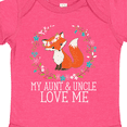 thumbnail image 4 of Inktastic My Aunt and Uncle Love Me Fox for Niece Girls Baby Bodysuit, 4 of 5