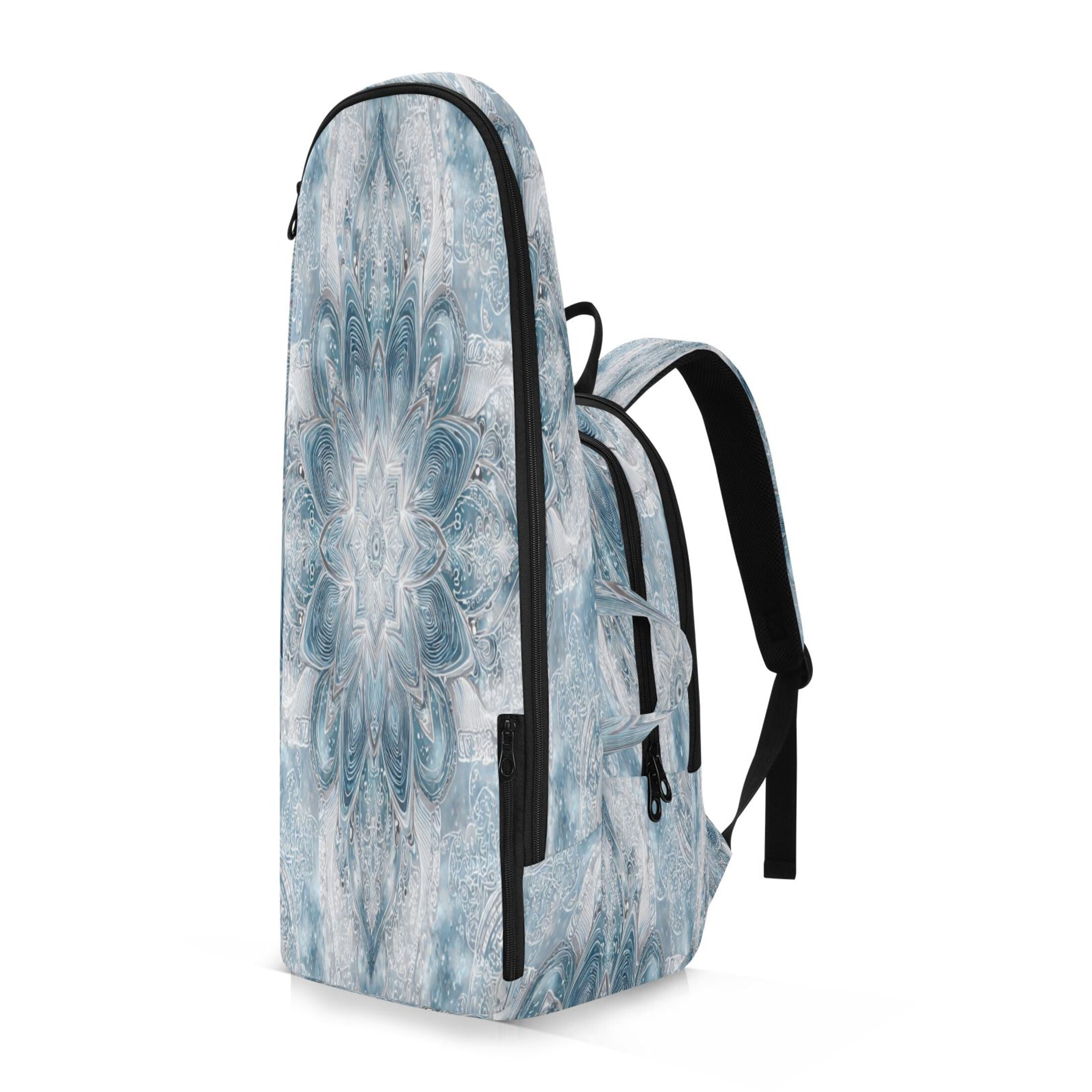 2 Racquet Holder Tennis Backpack Tennis Racket Covers Gym Bags High Brightness Light Green Design