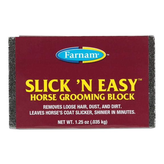 Farnam Slick 'N Easy Horse Grooming Block one size