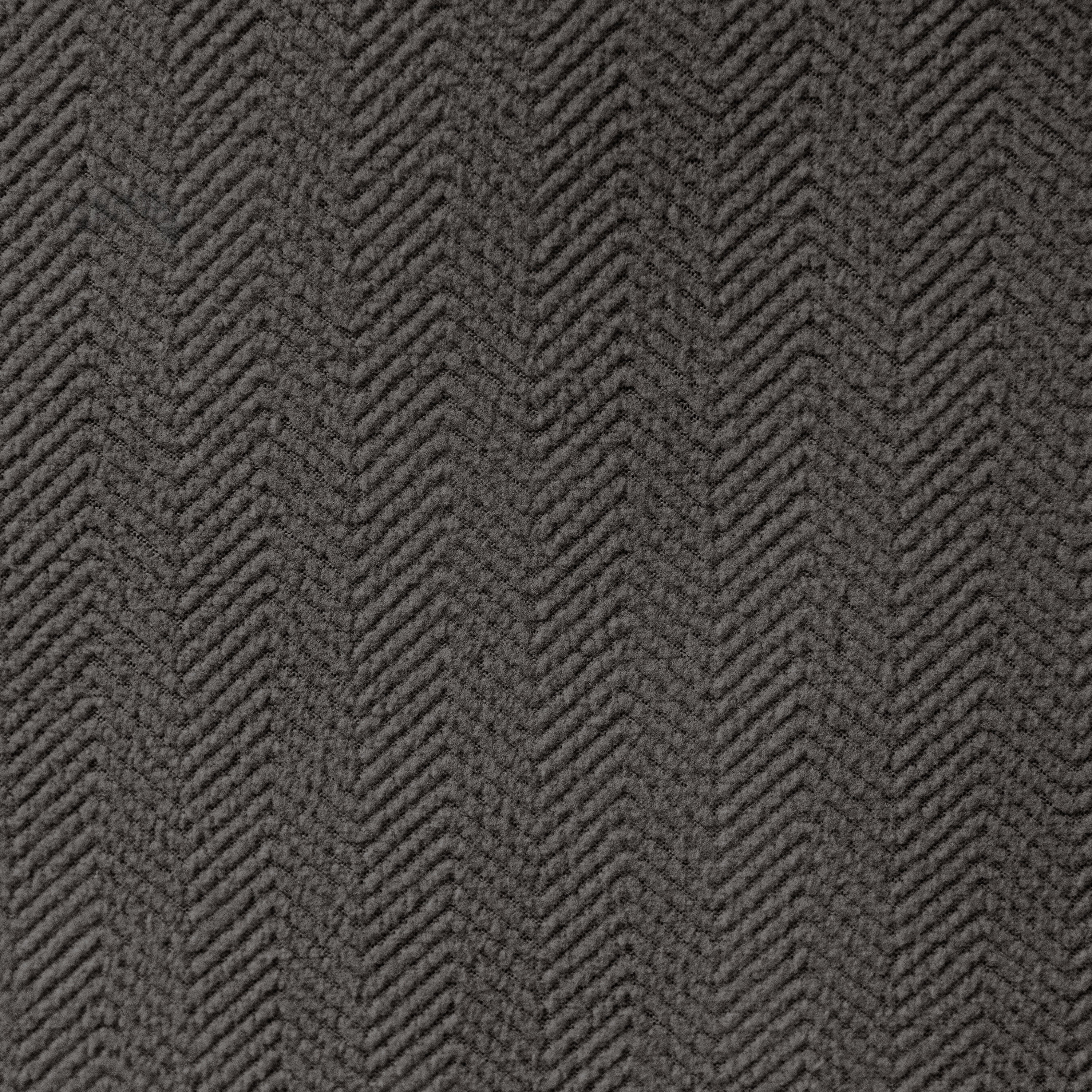 Mainstays Herringbone Stretch-to-Fit Loveseat Slipcover, Fits 2 People, 1-Piece, Charcoal Black