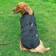 thumbnail image 3 of Chaqueta grande para perros con arnés, ropa cálida para perros de invierno, resistente al agua, 3 of 5
