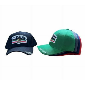 Mexico Baseball Cap Hat Embroidered - Black Color - Uni-Sex Style