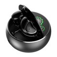 thumbnail image 2 of Auriculares inalámbricos, W/Mic de larga distancia Pantalla de reloj LED IPX7 Auriculares Bluetooth a prueba de agua Auriculares estéreo para , negro, 2 of 8