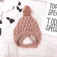thumbnail image 2 of Baby Cute warm Hat, Solid Color Windproof Woolen Hat Thickened Cap, 2 of 4
