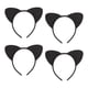 thumbnail image 3 of 4x Diadema con orejas de gato, encantadora, diademas para el pelo de animales, diadema para la cabeza Negro, 3 of 9