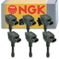 thumbnail image 3 of 6 pc NGK 49023 Ignition Coils for 1415181H 178-8376 22448-JA10A 22448-JA10C 22448-JA11C 22448-JA12D 2505-308429 36-8099 673-4029 921-2151 E1050 GN10244 IC630 IGC0003 UF-550 UF550 Spark Plug Wire Boot, 3 of 3