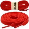 thumbnail image 2 of Solid Flat Shoelaces Hollow Thick Athletic Shoe Laces Strings 2 Pair, 2 of 7
