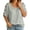 GreenA, variant on Women‘s Casual Loose Button Up Shirt – Short Sleeve Tunic Blouse with Front Pocket Relaxed Summer Top BlueA XXL