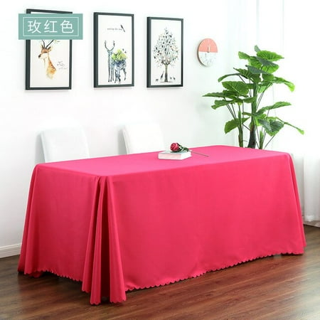 

dosili Colourful Wedding Table Cover Table Cloth Square Rectangle Polyester Table Linen Hotel Banquet Tables Decoration Wholesale