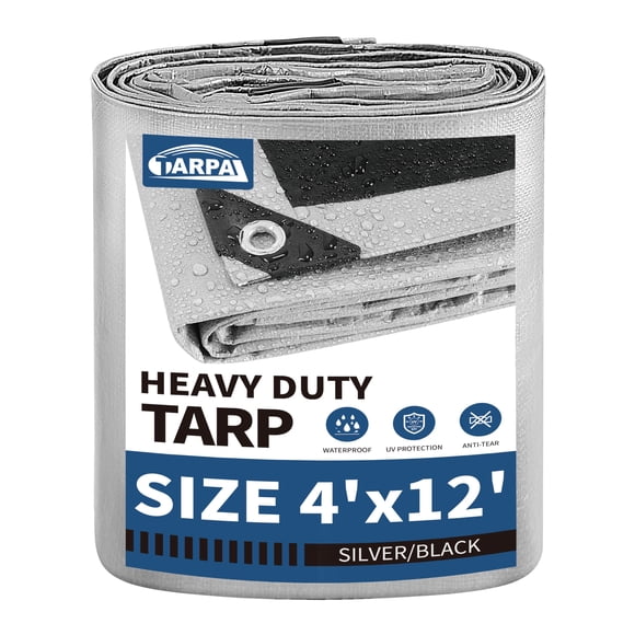 Lona Tarpal 122 x 366 cm, resistente, impermeable, 10.5 mil