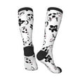 thumbnail image 4 of Balery Cute Cow And Milk Stains Fun Novelty Socks Men'S Women'S Crew Socks Funny Crazy Novelty Socks Quirky And Cool Socks, 4 of 9
