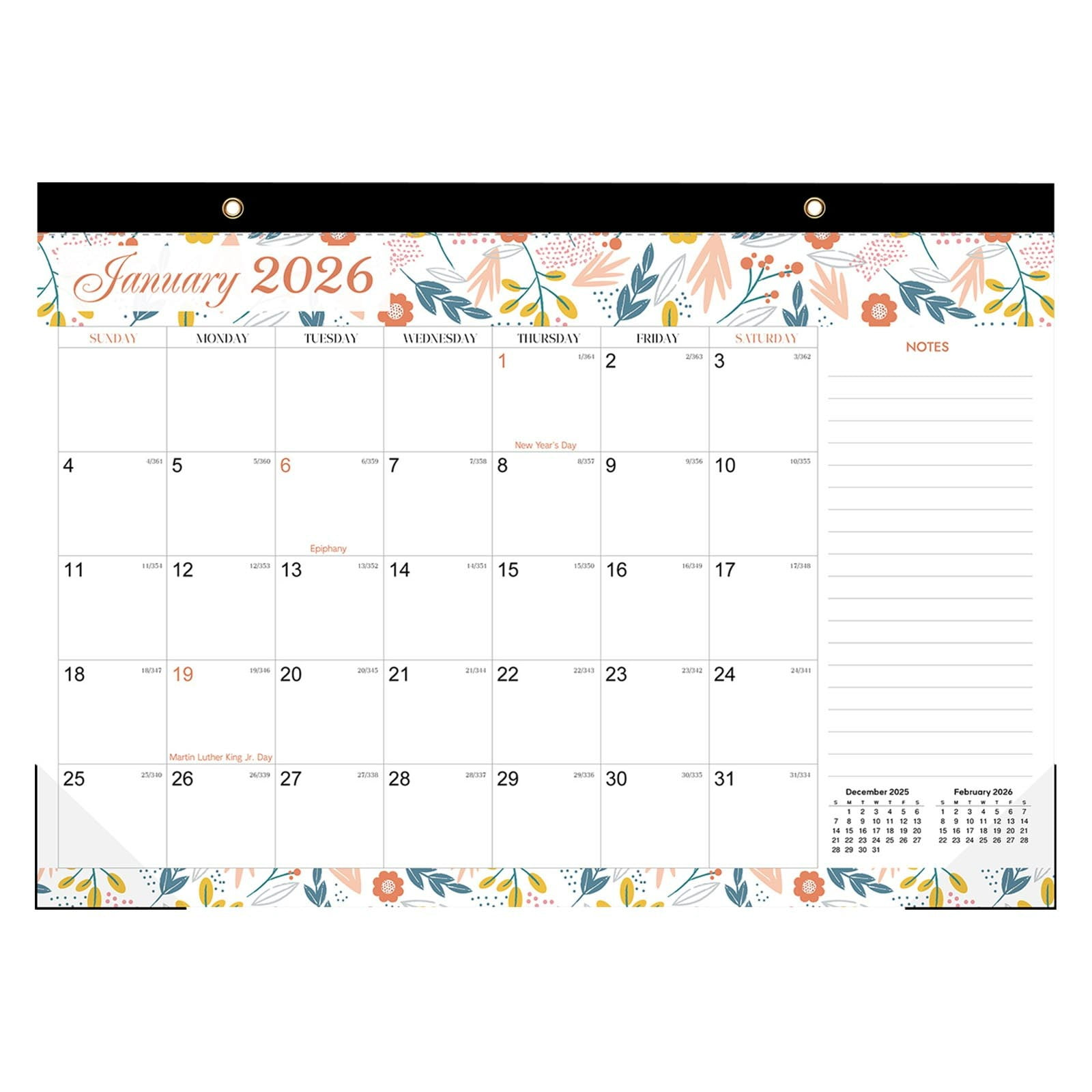 Desk Calendar 2026 Wall Calendar 2026 Covers January 2026 June2027