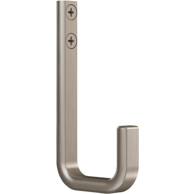 National Hardware 112032 Satin Nickel Reed Modern Hook