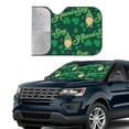 thumbnail image 2 of Yiaed St Patrick's Day9 Print Car Windshield Sunshade Front Auto Car Front Window Sun Shade Foldable Sun Visor Shield Cover Auto Accessories for Sedan SUV Truck-Medium, 2 of 5