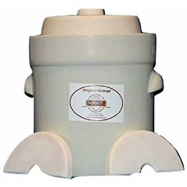 Nik Schmitt WHITE Fermenting Crock Pots 10 Liter ME3210