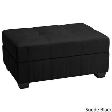 Vanderbilt Tufted Panel Stitched Padded Hinged Storage Ottoman Vanderbilt Tufted Panel Stitched Padded Hinged Storage Ottoman Bench (36 x 24) Microfiber Suede - Vanderbilt Tufted Panel Stitched Padded Hinged Storage Ottoman
