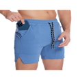 thumbnail image 2 of Men Casual Sports Shorts  Quick-drying Solid Color Running Training Fitness Short Pants with Pockets, 2 of 6