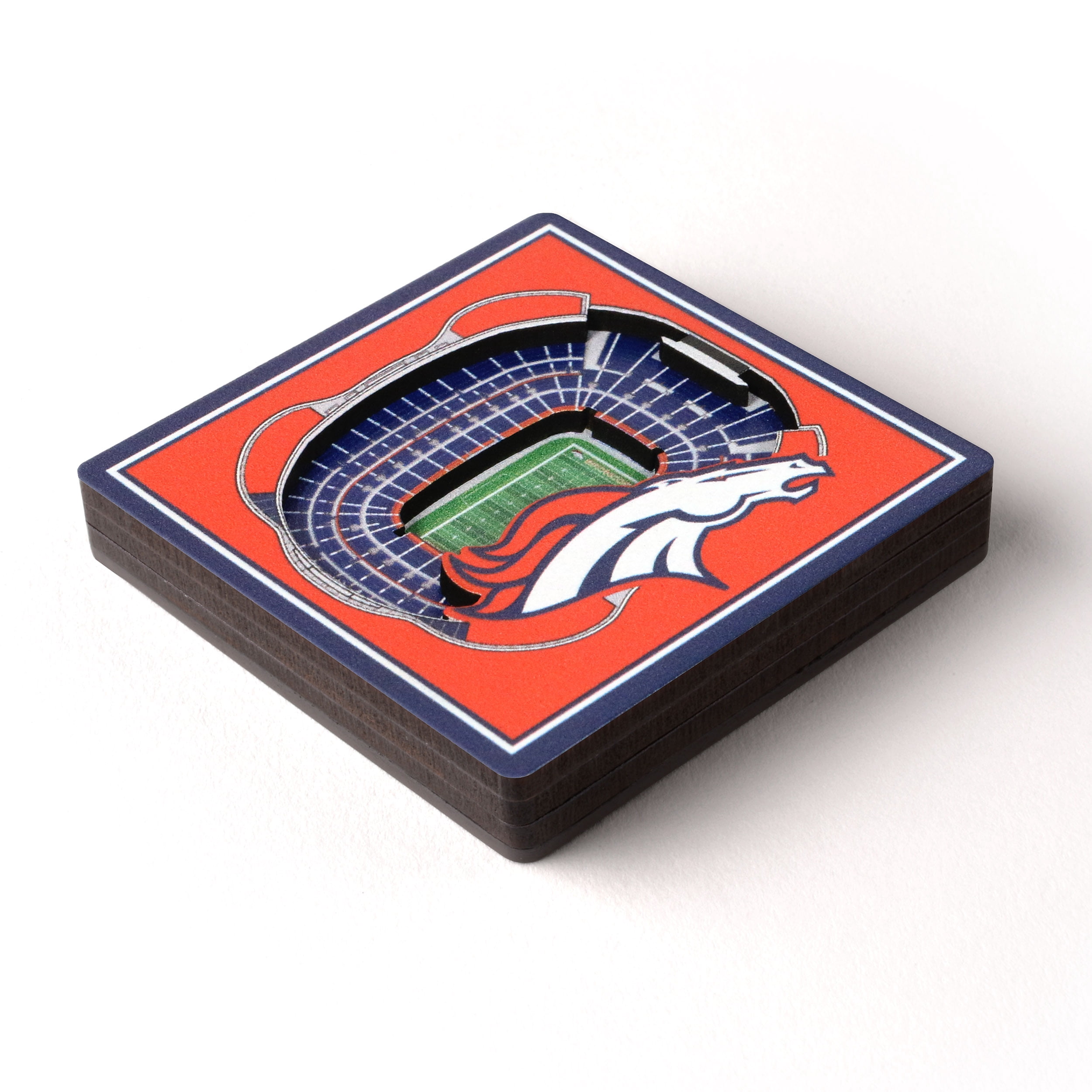 YouTheFan NFL Denver Broncos 3D StadiumView Magnet