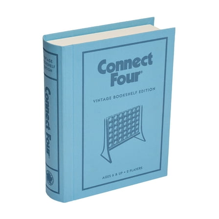 WS Game Company Connect Four Vintage Bookshelf Edition