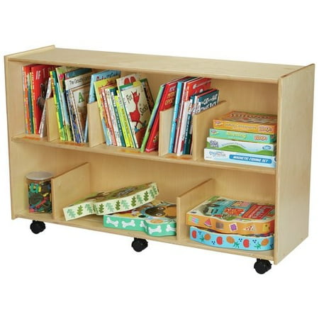 Childcraft 8 Compartment Shelving Unit With Casters Childcraft 8 Compartment Shelving Unit With Casters Com