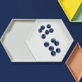 thumbnail image 3 of Plateau de Rangement de Bureau Polygonal en Métal Hexagonal Compote, 3 of 5