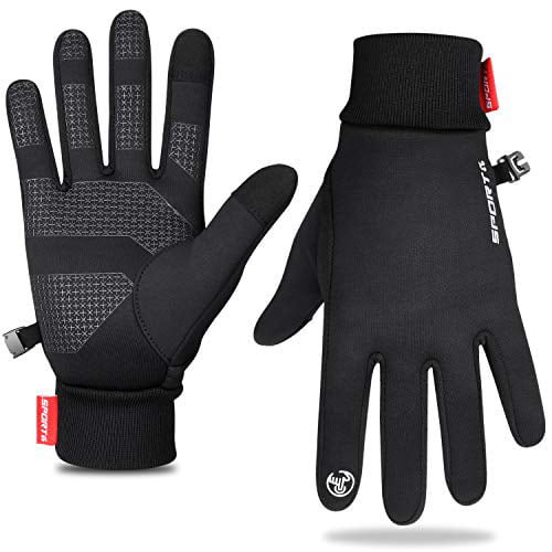Biking Driving Cevapro Winter Warm Gloves Hiking Climbing Touchscreen Gloves Cold Weather Cycling Gloves Windproof Winter Sports Gloves for Running Men & Women