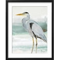 thumbnail image 2 of Art.com Heron on Seaglass I Art Print by Lanie Loreth, Black Frame Wall Art, 17" x 21", 2 of 5