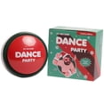 thumbnail image 2 of 30 Second Dance Party: The Holiday Button - Lights-Up To the Music Beat, Plays 5 Festive Songs, DJ Party Break, Gag Gift, Family Fun, Stocking Stuffer, 2 of 14