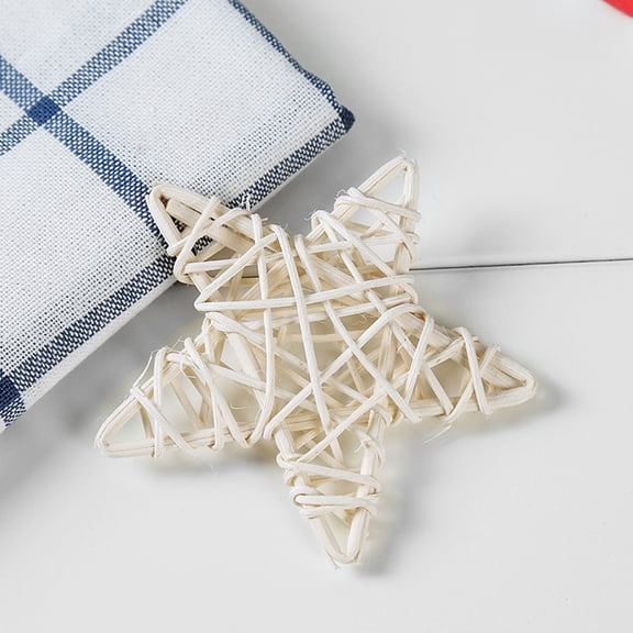 UPKOCH Star Bulk 20pcs Ratan Stars Wicker Balls Star Ornament Home Decor Kitchen Table Centerpiece Ratan Decorations
