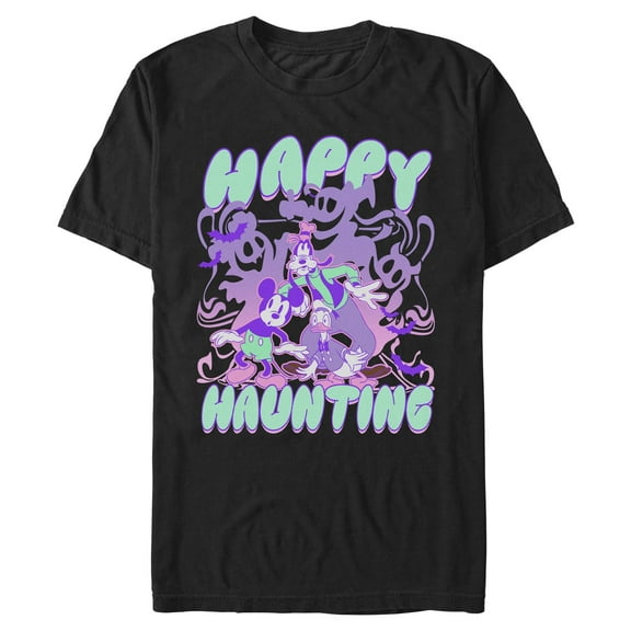Mens Mickey & Friends Happy Haunting T Shirt