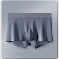 thumbnail image 6 of UVEASISHA Mens Big and Tall Boxer Briefs Cotton Soft Low Rise Underwear Short Leg Casual Underpants Dark Gray L, 6 of 7