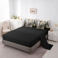 thumbnail image 5 of Feelyou Rustic Bear Boy Comforter Set 7pcs, Vibrant Groovy Floral King Bedding Sets, 5 of 8