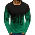 thumbnail image 1 of Camiseta de manga larga con estampado 3D unisex para hombre Blusa casual Pompotops oipoqjl4450, 1 of 9