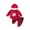 Red, variant on Cjfdfy Newborn Baby Boy Girl Christmas Fall First Christmas Outfit Long Sleeve Romper Plaid Pants And Hat Three-piece Set Infant Cute Santa Claus Pattern Clothes Set