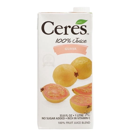 Ceres Guava Fruit Juice 33.8 oz. 2ea Pack of 3