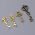 thumbnail image 3 of 50-Pack Vintage charms Pendants Assorted Shapes for DIY Jewelry Making & Crafting Supplies, Party Favors, Decorations Crafts - Golden, Bronze, 3 of 10