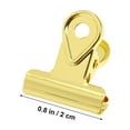 thumbnail image 2 of unbranded 10Ud Clips De Sujeción Dorados Con Acabado Electrochapado Para Etiquetas Y Mapas, 2 of 8