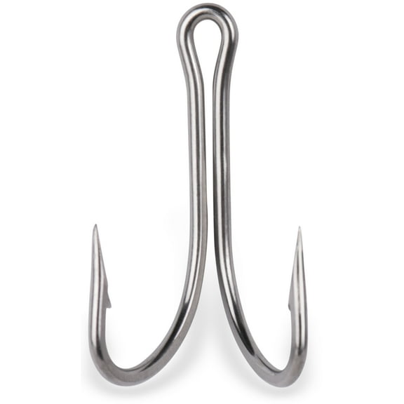 Izuo Brothers Stainless Steel Double Fishing Hook, Size 5/0, Saltwater