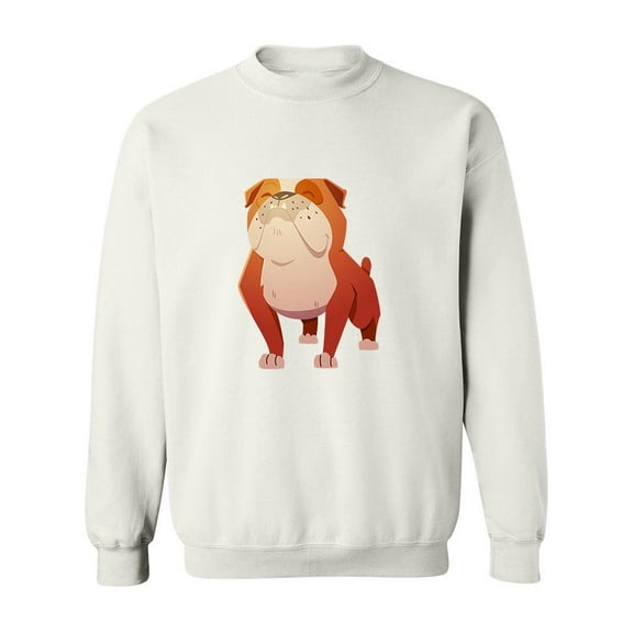 Bulldog Design Sweatshirt Men -Image by Shutterstock, Male XX-Large