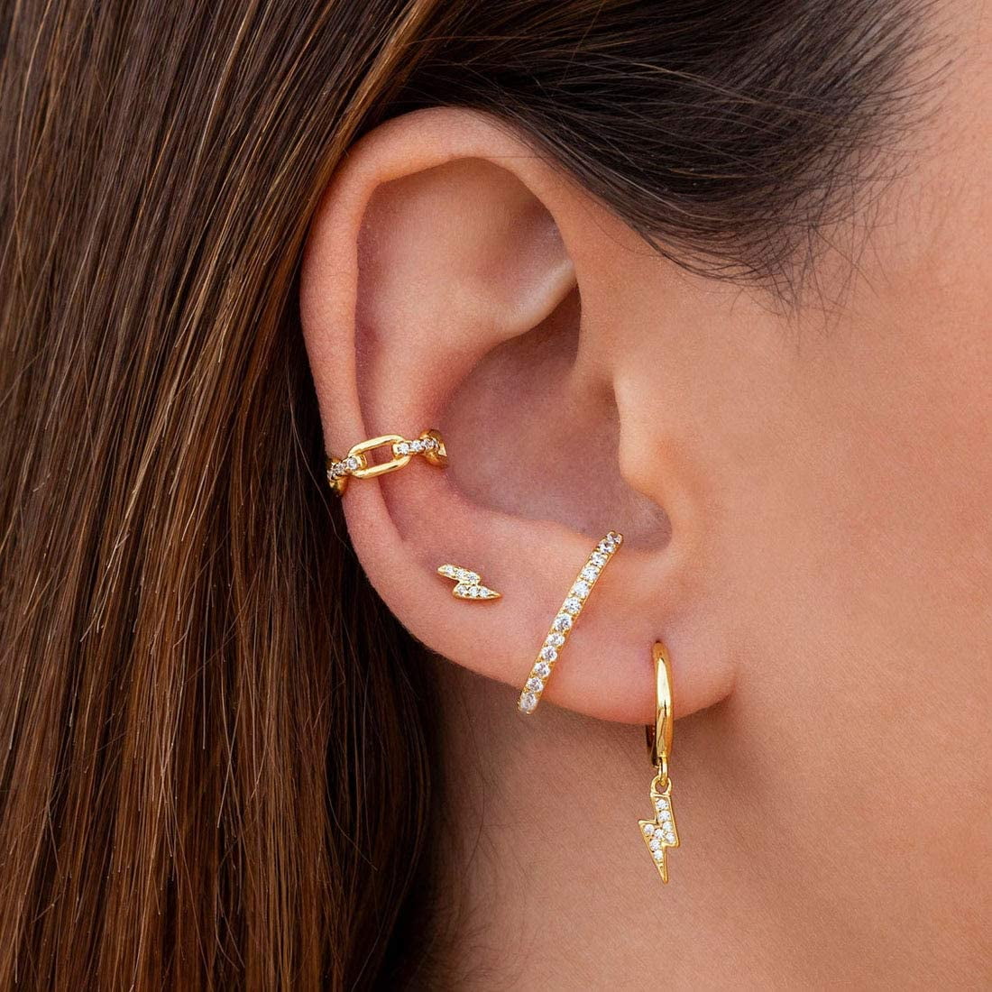 Gold Ear Cuff - No Piercing Necessary, Elk & Bloom - Everyday Fine Jewelry