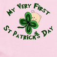 thumbnail image 2 of CafePress - First St. Patrick's Baby Infant Bodysuit - Baby Light Bodysuit, Size Newborn - 24 Months, 2 of 4